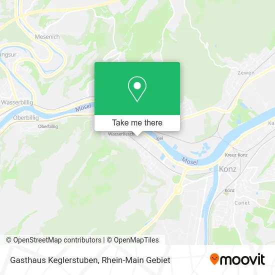 Карта Gasthaus Keglerstuben