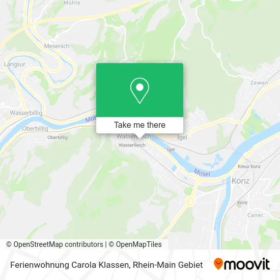 Карта Ferienwohnung Carola Klassen