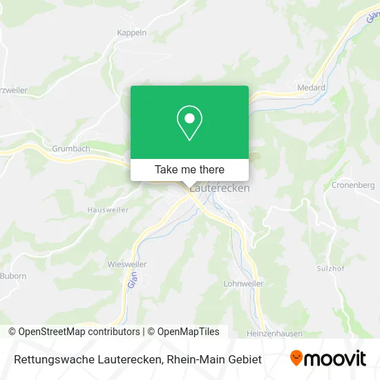 Карта Rettungswache Lauterecken