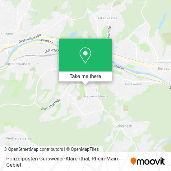 Карта Polizeiposten Gersweiler-Klarenthal