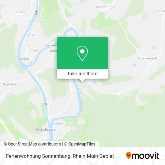 Карта Ferienwohnung Sonnenhang