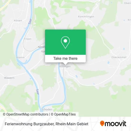 Карта Ferienwohnung Burgzauber