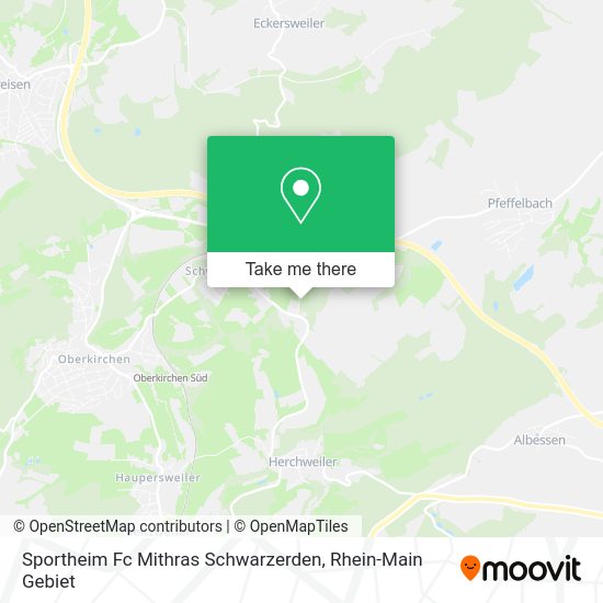 Карта Sportheim Fc Mithras Schwarzerden