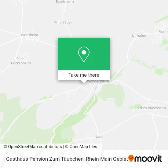 Карта Gasthaus Pension Zum Täubchen