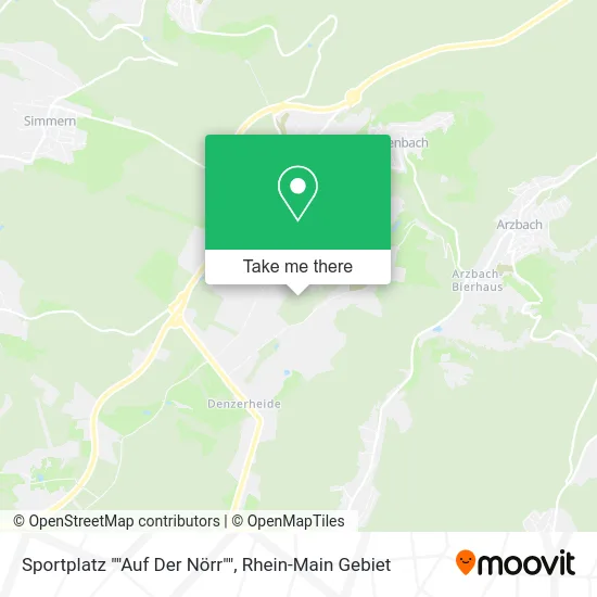 Карта Sportplatz ""Auf Der Nörr""