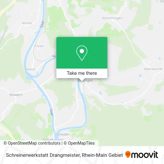 Карта Schreinerwerkstatt Drangmeister