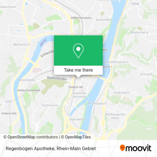 Карта Regenbogen Apotheke
