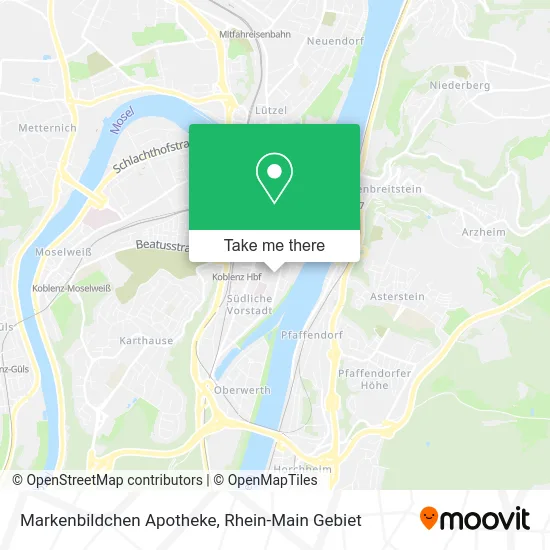 Карта Markenbildchen Apotheke
