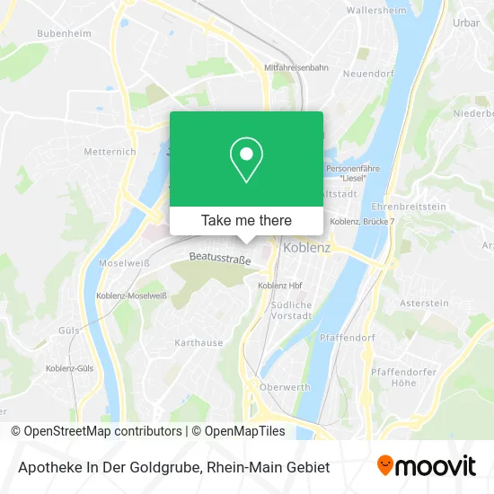 Карта Apotheke In Der Goldgrube
