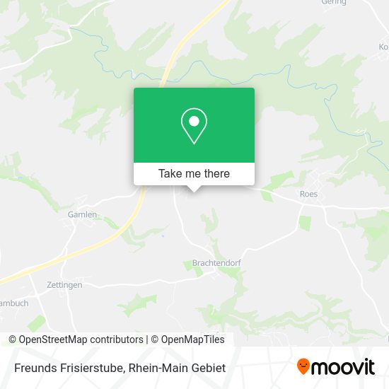 Карта Freunds Frisierstube