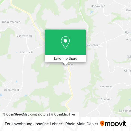 Карта Ferienwohnung Josefine Lehnert