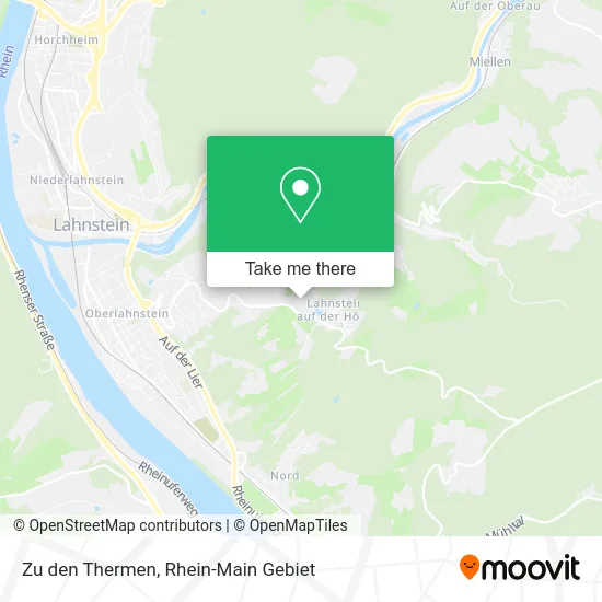 Карта Zu den Thermen