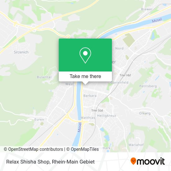 Карта Relax Shisha Shop