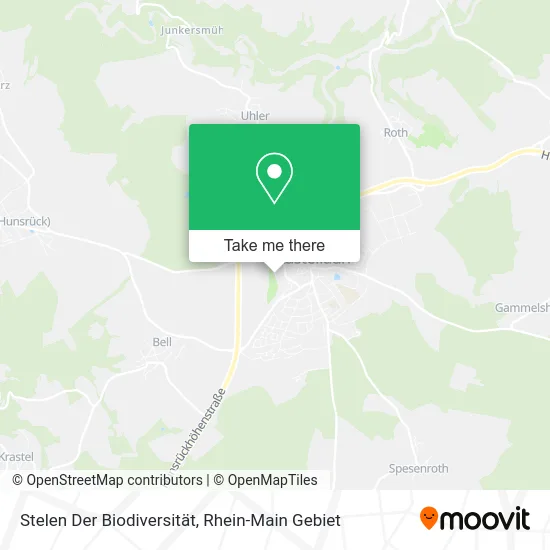 Карта Stelen Der Biodiversität