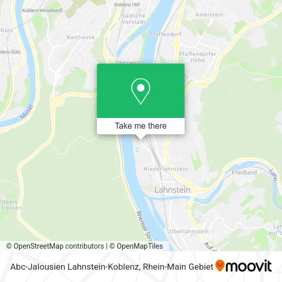 Карта Abc-Jalousien Lahnstein-Koblenz
