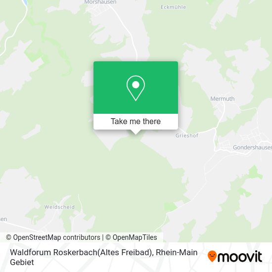 Карта Waldforum Roskerbach(Altes Freibad)