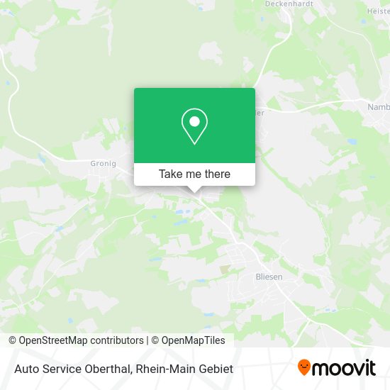 Карта Auto Service Oberthal