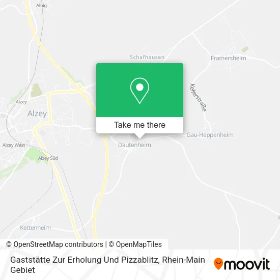 Карта Gaststätte Zur Erholung Und Pizzablitz