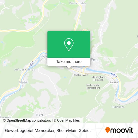 Карта Gewerbegebiet Maaracker