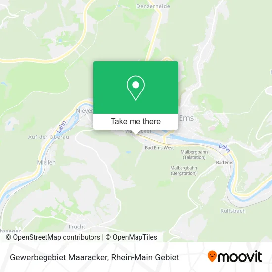 Карта Gewerbegebiet Maaracker