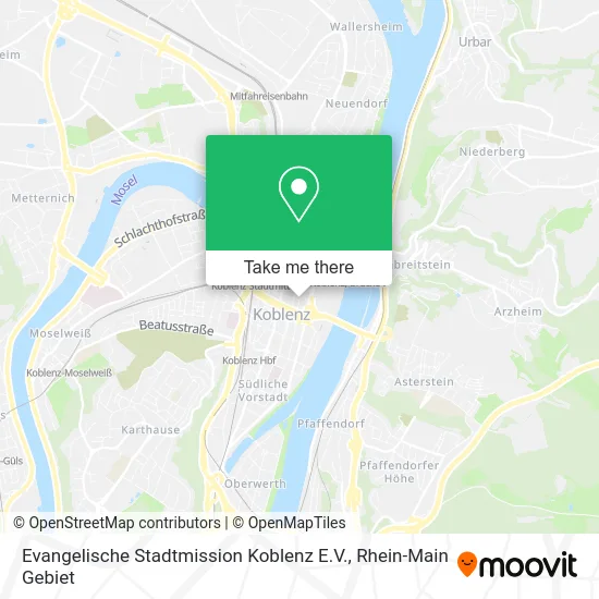 Карта Evangelische Stadtmission Koblenz E.V.