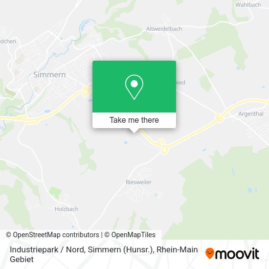 Карта Industriepark / Nord, Simmern (Hunsr.)