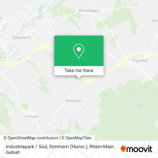 Карта Industriepark / Süd, Simmern (Hunsr.)