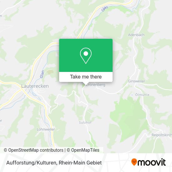 Карта Aufforstung/Kulturen