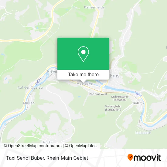 Карта Taxi Senol Büber