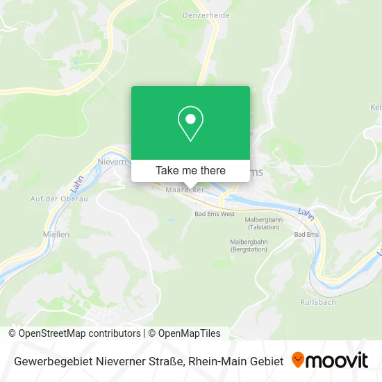 Карта Gewerbegebiet Nieverner Straße