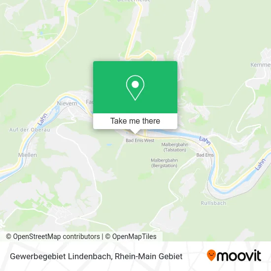 Карта Gewerbegebiet Lindenbach