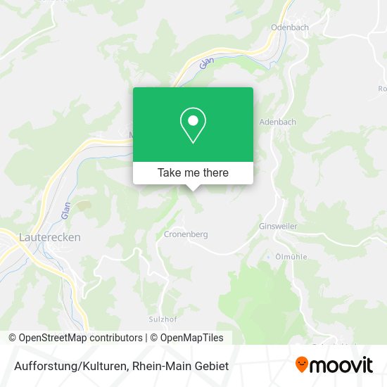 Карта Aufforstung/Kulturen