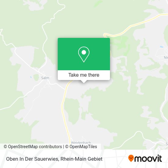 Карта Oben In Der Sauerwies