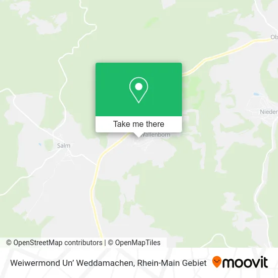 Карта Weiwermond Un’ Weddamachen