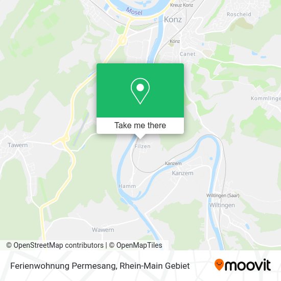 Карта Ferienwohnung Permesang