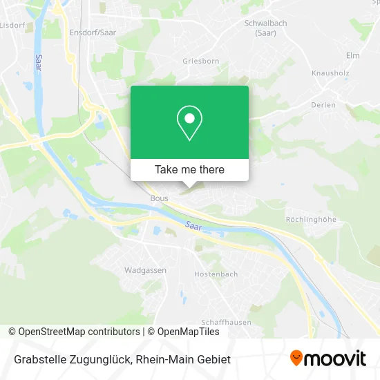 Карта Grabstelle Zugunglück