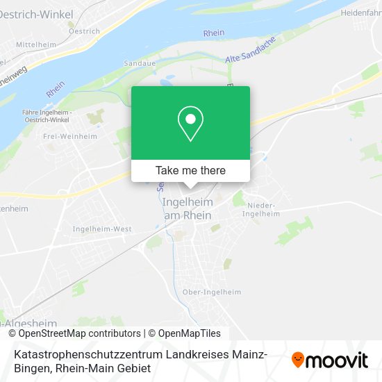 Карта Katastrophenschutzzentrum Landkreises Mainz-Bingen