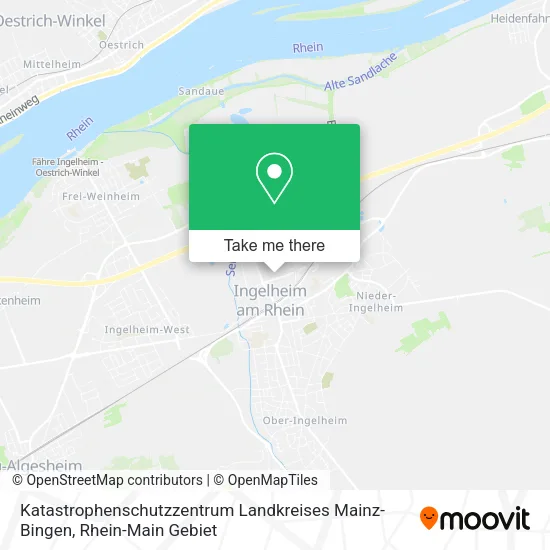 Карта Katastrophenschutzzentrum Landkreises Mainz-Bingen