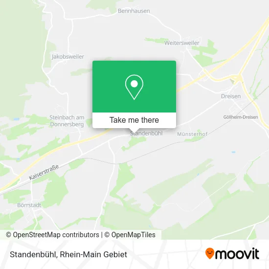 Карта Standenbühl