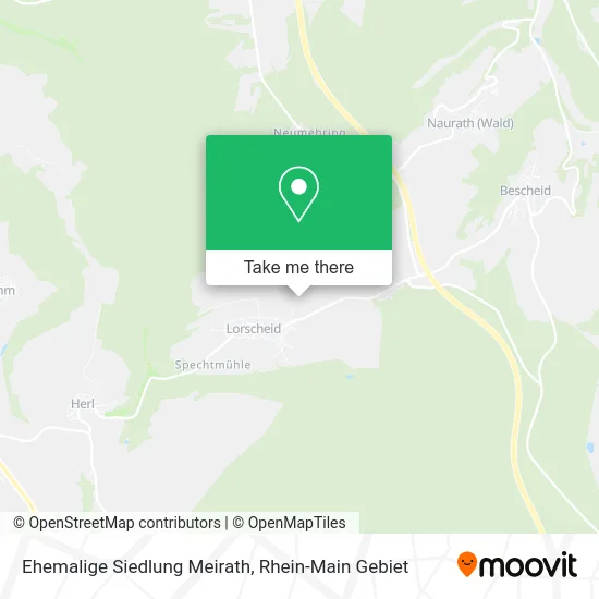 Карта Ehemalige Siedlung Meirath
