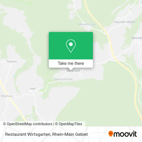 Карта Restaurant Wirtsgarten