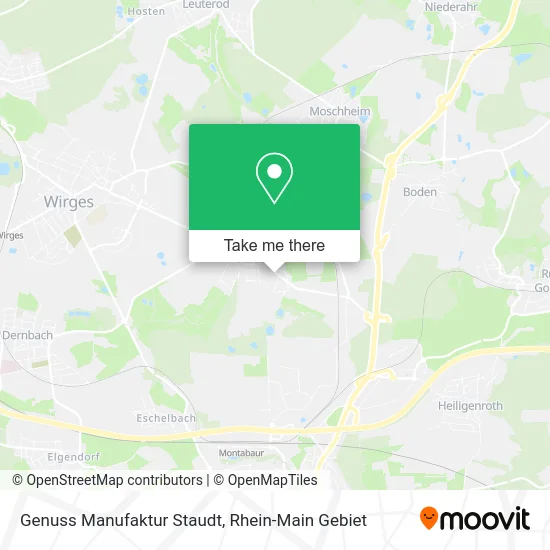 Карта Genuss Manufaktur Staudt