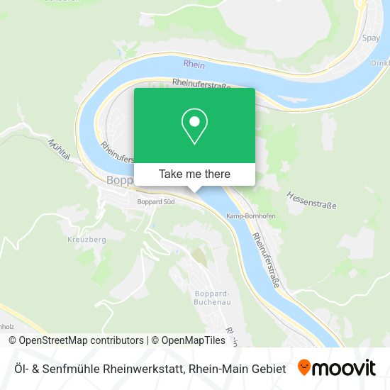 Карта Öl- & Senfmühle Rheinwerkstatt