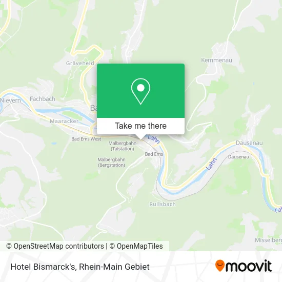 Карта Hotel Bismarck's