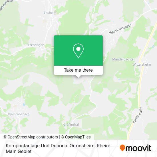 Карта Kompostanlage Und Deponie Ormesheim
