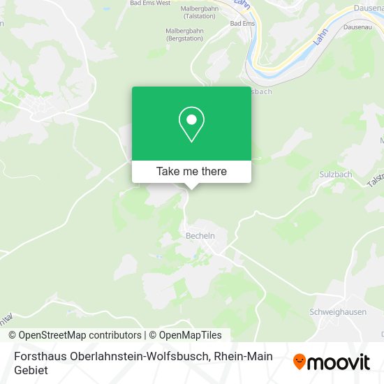Карта Forsthaus Oberlahnstein-Wolfsbusch