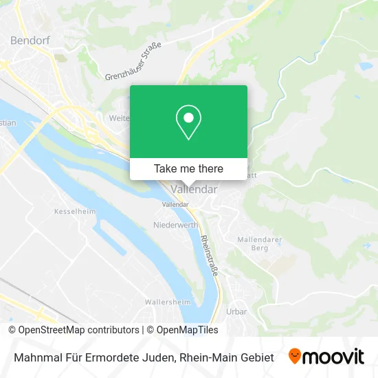 Карта Mahnmal Für Ermordete Juden
