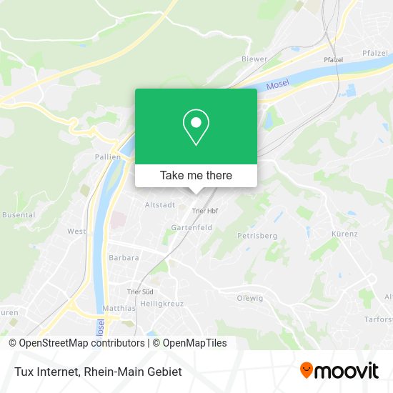 Карта Tux Internet