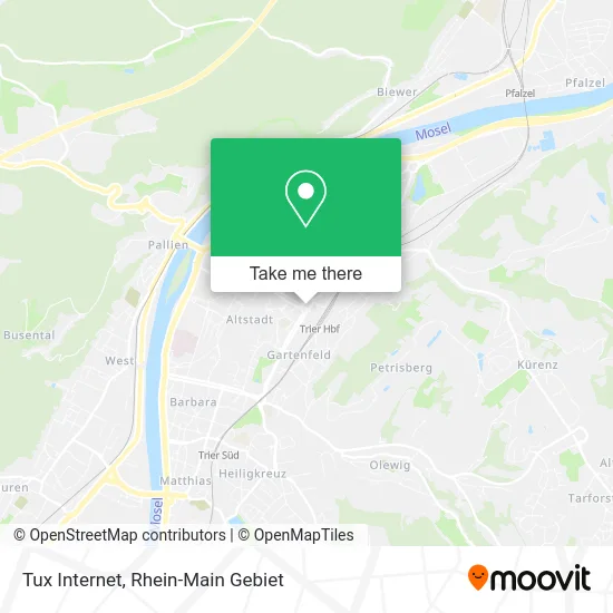 Карта Tux Internet