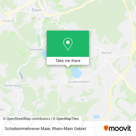 Карта Schalkenmehrener Maar